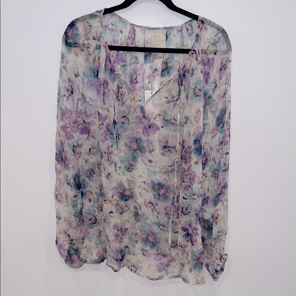 Johnny Was ‘Glinda’ Floral Peasant Blouse NWT - Picture 2 of 9